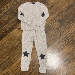 Andy & Evan Set with Grey with Black Stars